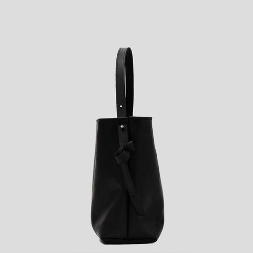 Load image into Gallery viewer, Leather Shopper Bag (Black)
