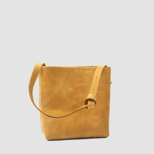 Load image into Gallery viewer, Leather Shopper Bag (Yellow)
