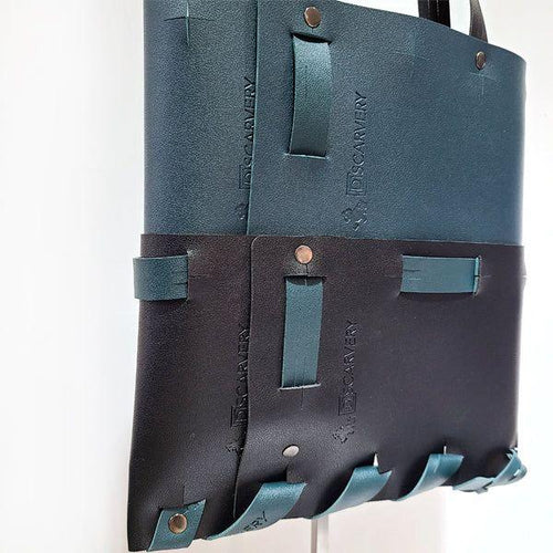 Load image into Gallery viewer, Weaveasy Block Tote Bag - A Masterpiece of Custom Elegance
