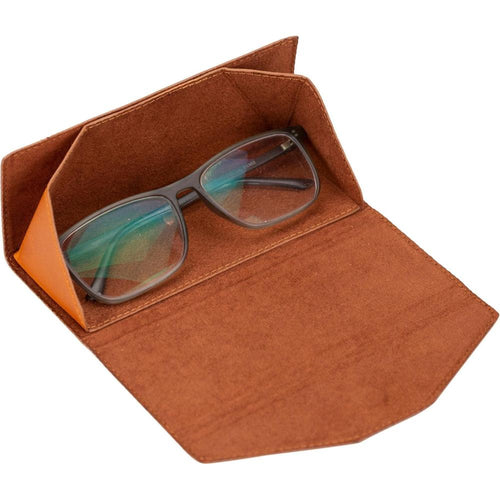 Load image into Gallery viewer, Triangle Leather Cases for Eyeglass or Sunglasses-0
