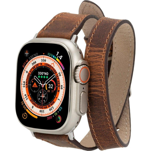 Load image into Gallery viewer, Vail Double Tour Leather Bands for Apple Watch 9, Ultra 2 and SE-52
