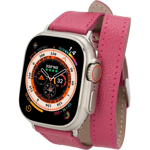 Load image into Gallery viewer, Vail Double Tour Leather Bands for Apple Watch 9, Ultra 2 and SE-16
