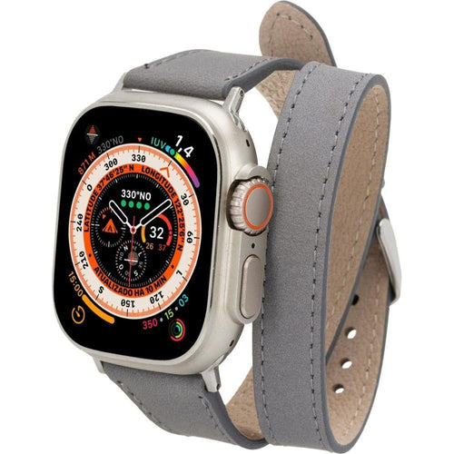 Load image into Gallery viewer, Vail Double Tour Leather Bands for Apple Watch 9, Ultra 2 and SE-8
