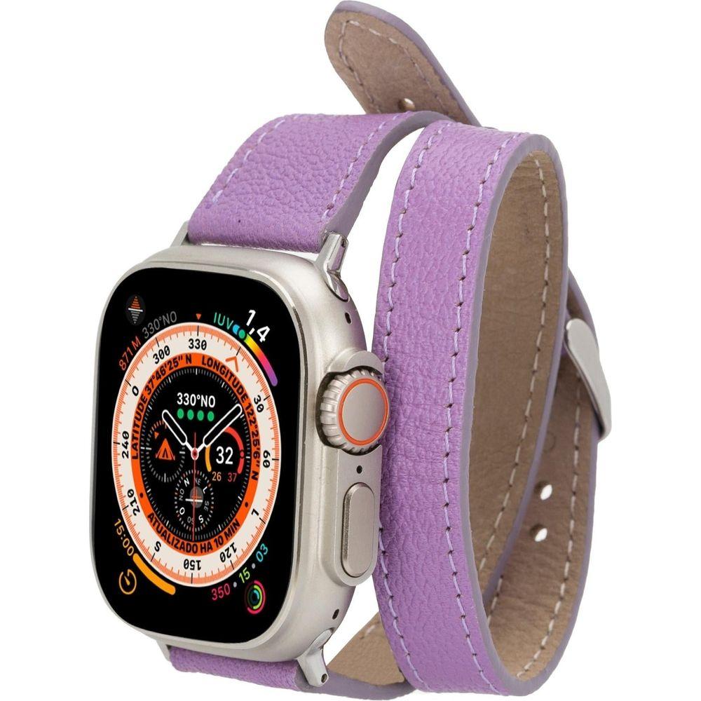 Vail Double Tour Leather Bands for Apple Watch 9, Ultra 2 and SE-28