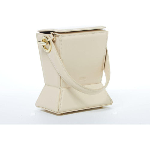 Load image into Gallery viewer, SUSU The Amber Leather Bucket Bag Off White - A Statement of Elegance
