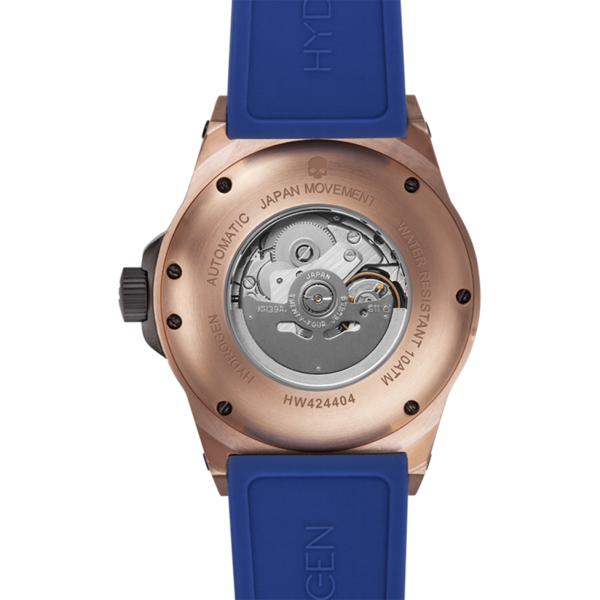 Vento Blue Rose Gold Designer Watch