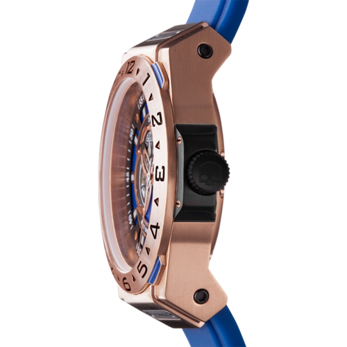 Load image into Gallery viewer, Vento Blue Rose Gold Designer Watch
