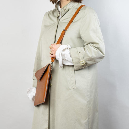 Load image into Gallery viewer, Leather Bag with adjustable strap for MacBook
