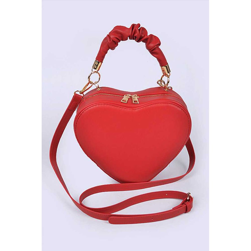 Top Handle Heart Shape Swing Bag