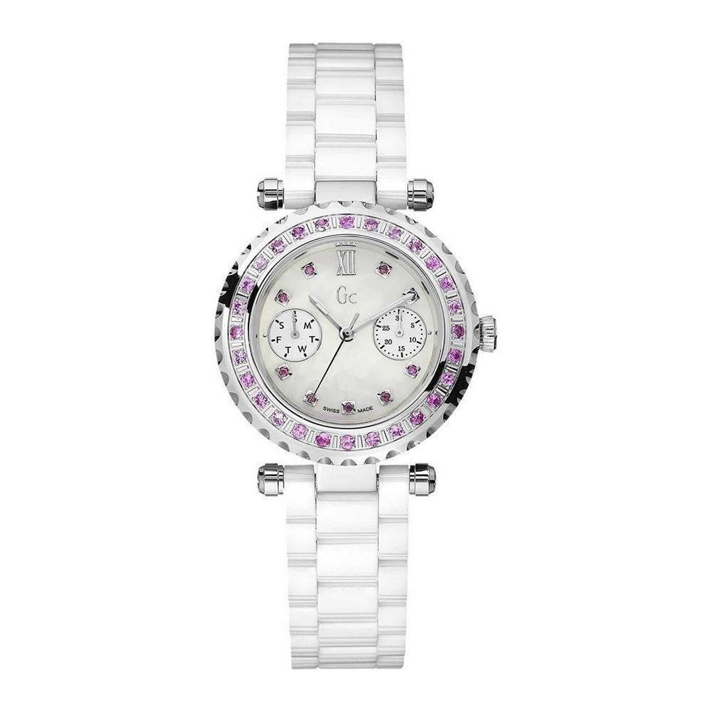 GC Watches Ladies' Ceramic Strap Replacement - White, 36mm