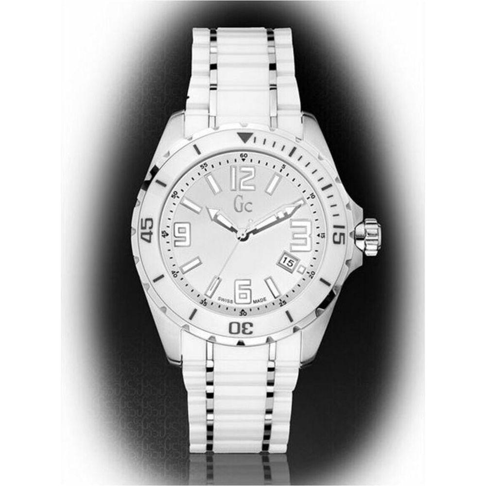 Guess X85009G1S Ladies' White Ceramic Quartz Watch (ø 44 mm)