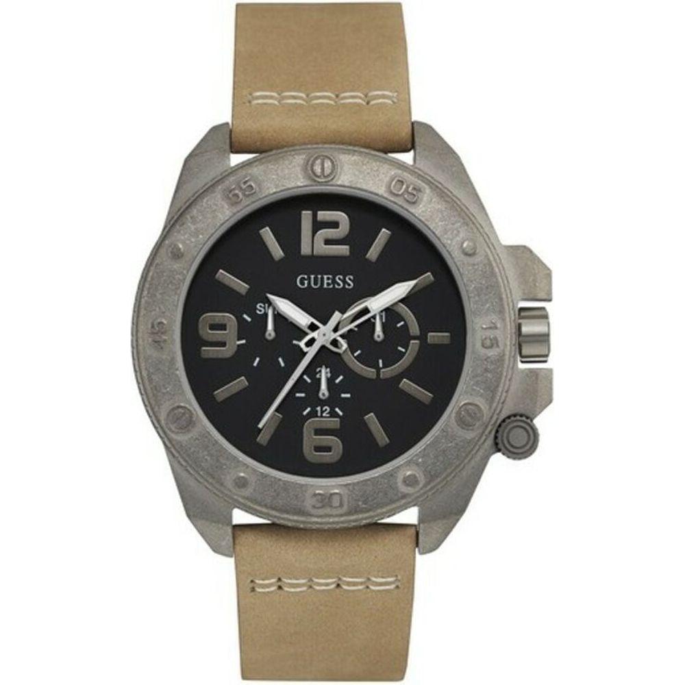 Guess Men's W0659G4 Beige and Black Quartz Watch (Ø 46 mm)