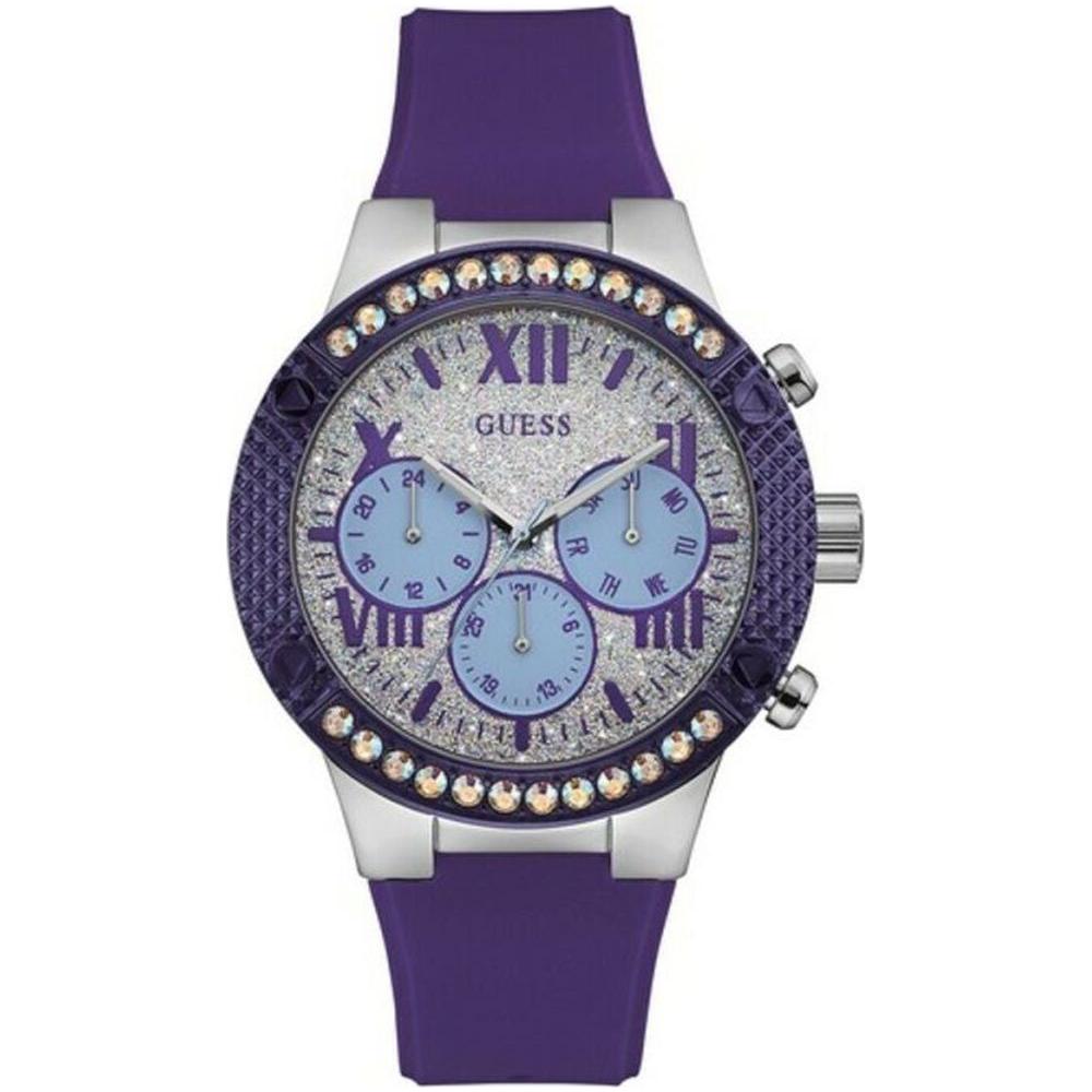 Guess Women's W0772L5 Purple Silicone Watch Strap Replacement