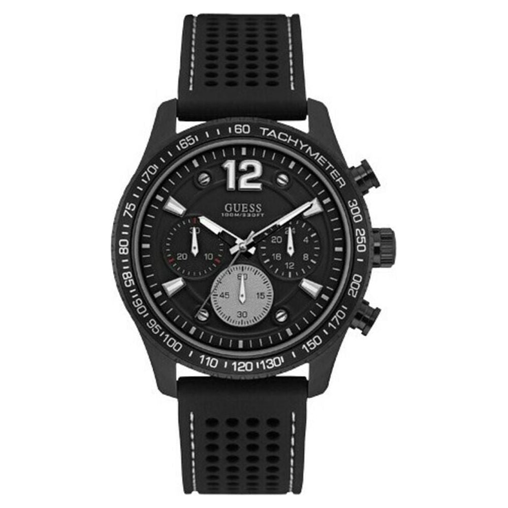 Introducing the Elegant Replacement Watch Strap in Black for Men's Watches (44 mm)