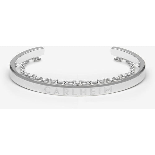 Load image into Gallery viewer, Double Chain Bracelet Silver Carlheim
