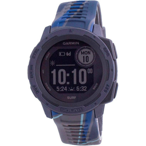 Load image into Gallery viewer, Garmin Instinct Solar Surf Edition 010-02293-07 Fitness GPS Silicone Band Multisport Watch for Men in Black
