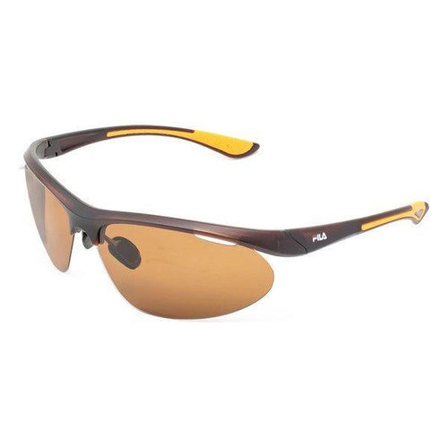 Load image into Gallery viewer, FILA Unisex Shield Brown SF228-99PMBRN Shades

