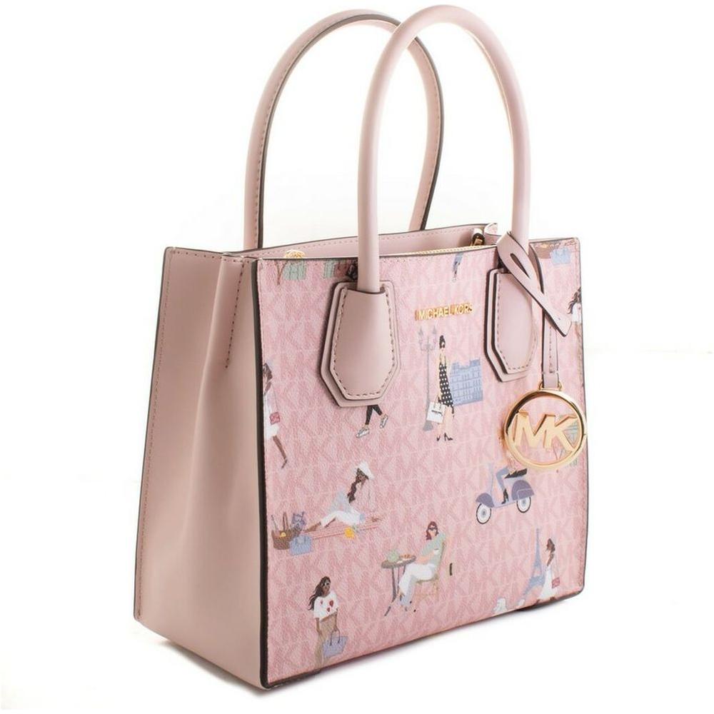 Women's Handbag Michael Kors 35S2G5CM2V-DK-PWBLSH-ML Pink 22 x 19 x 9 cm-0