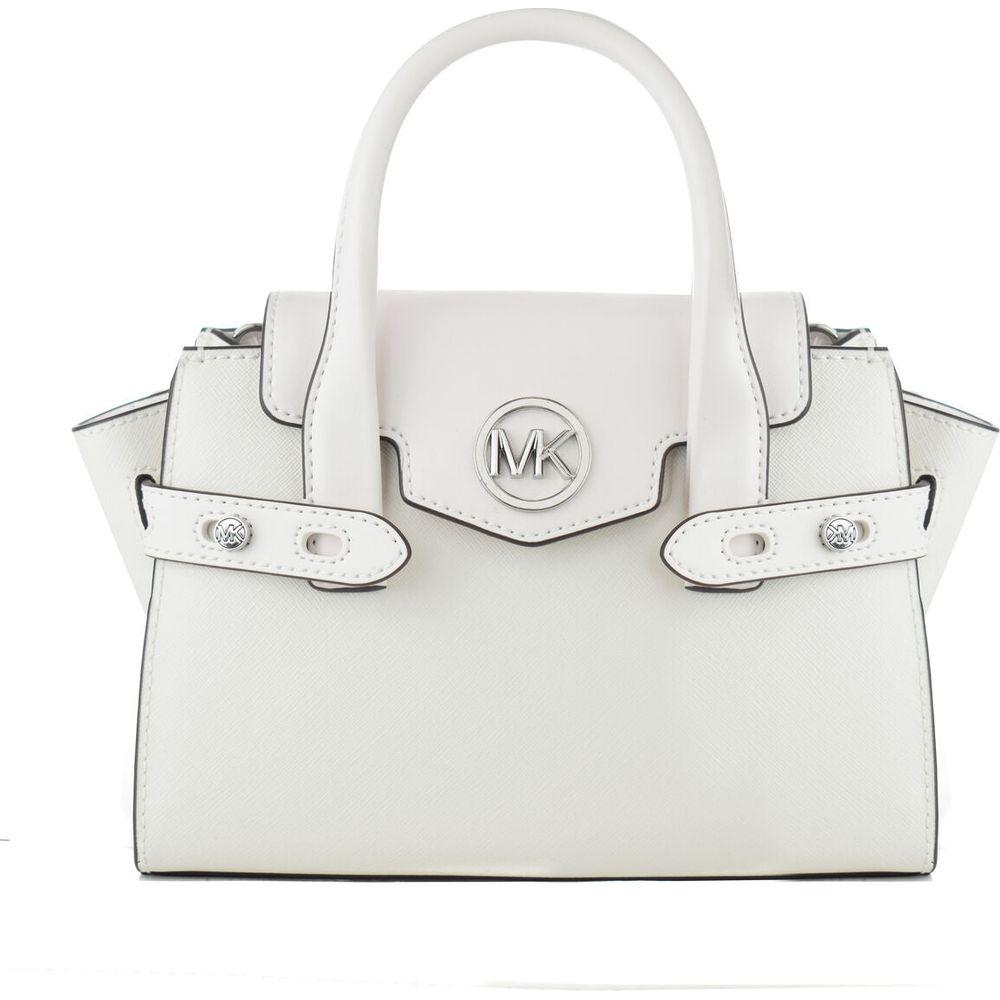 Women's Handbag Michael Kors 35S2SNMS5L-OPTIC-WHITE White 22 x 16 x 10 cm-0