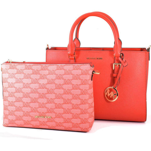 Load image into Gallery viewer, Women&#39;s Handbag Michael Kors CHARLOTE Red 30 x 20 x 12 cm-0
