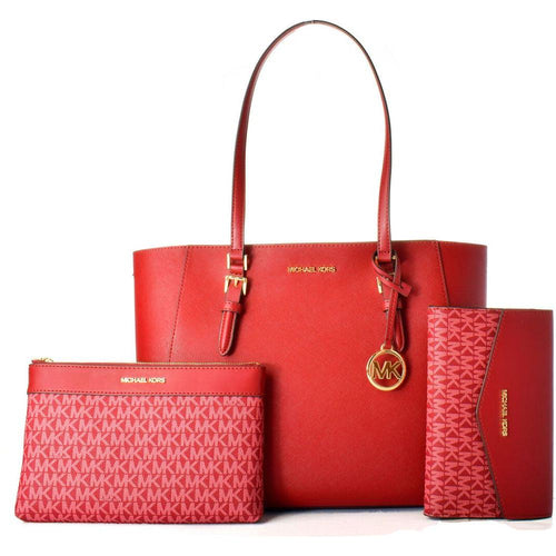 Load image into Gallery viewer, Women&#39;s Handbag Michael Kors CHARLOTTE Red 34 x 27 x 11 cm-0
