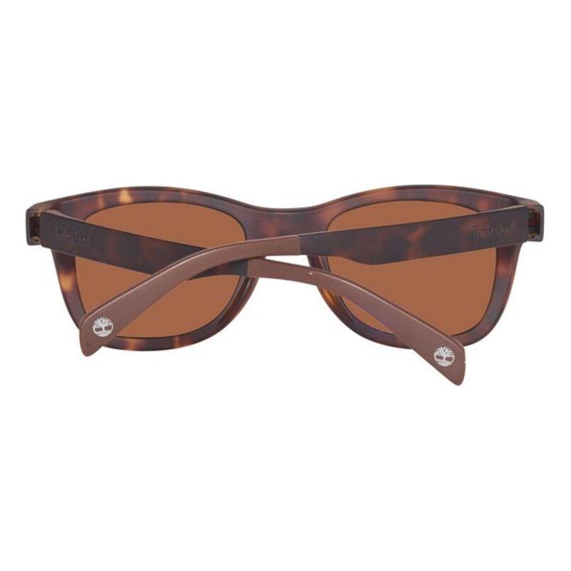 TIMBERLAND Men's Oval Dark Havana TB9080-5052H (ø 50 mm) Sunglasses