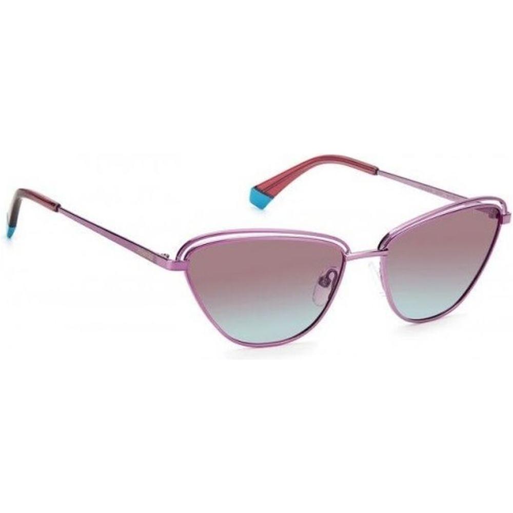 Polaroid PLD4102S Women's Aviator Sunglasses - Stylish Violet Metal Frame, UV400 Protection