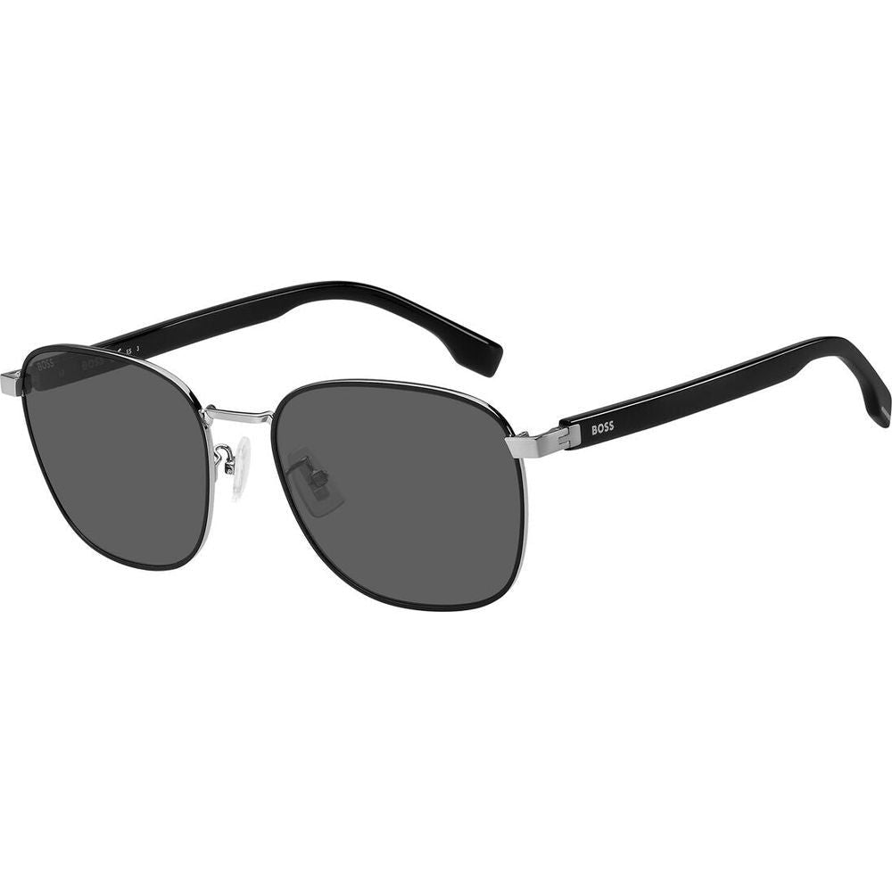 Men's Sunglasses Hugo Boss 1407/F/SK ø 58 mm Black Silver-2
