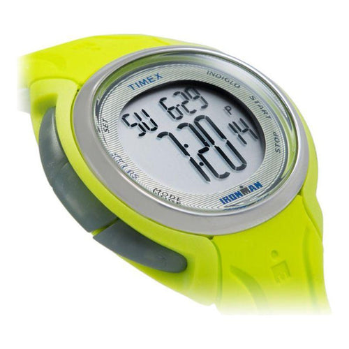 Load image into Gallery viewer, Introducing the Timex TW5K97700 Ladies&#39; Green Rubber Strap Quartz Watch (Ø 33 mm)
