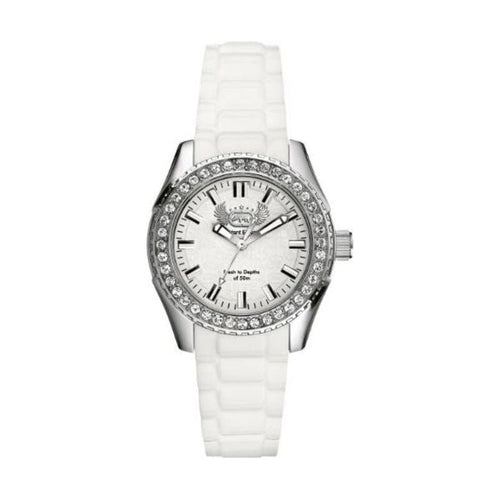 Load image into Gallery viewer, Marc Ecko Women&#39;s E11599M2 White Silicone Strap Replacement for Quartz Watch

