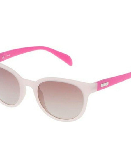 TOUS Women's Round Matte Pink STO913-502ARM (ø 50 mm) Sunglasses
