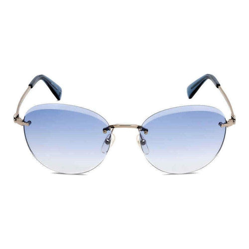 Load image into Gallery viewer, Longchamp LO128S-719 Women&#39;s Aviator Sunglasses - Blue Golden Metal Frame, UV400 Protection
