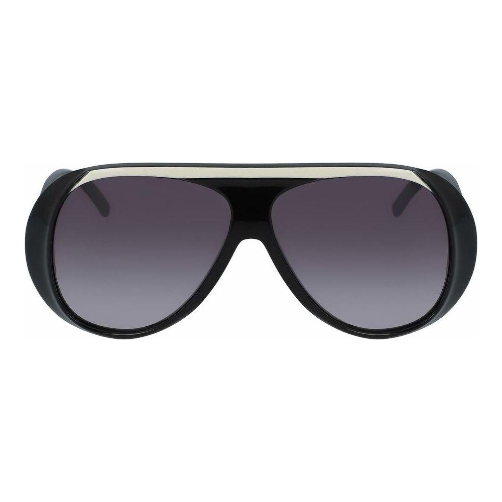 Longchamp LO664S-001 Women's Aviator Sunglasses - Black, ø 59 mm