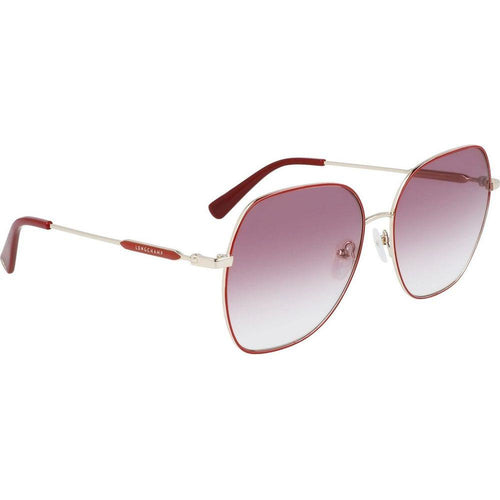 Load image into Gallery viewer, Longchamp LO151S-604 Women&#39;s Aviator Sunglasses in Red - Stylish UV400 Protection Eyewear
