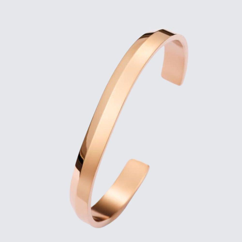 Minimalist Classic Bracelet - Rose Gold-2