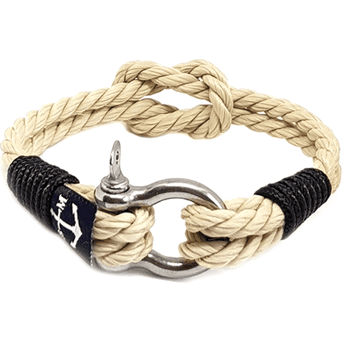 Load image into Gallery viewer, Classic Rope and Black Cord Nautical Bracelet-0
