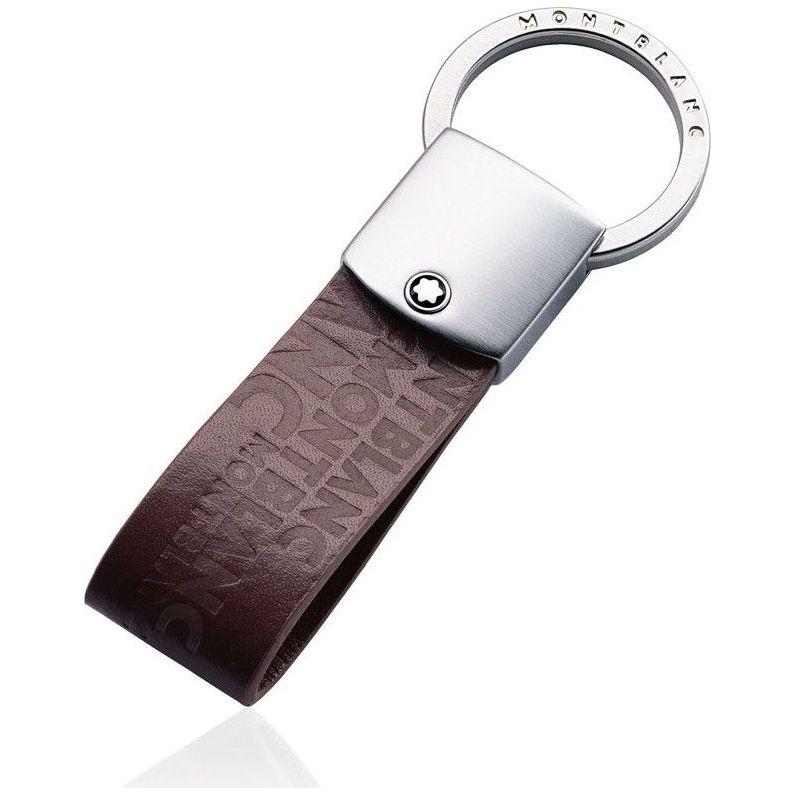 Montblanc Westside Brown Leather Key Fob Loop - 112694