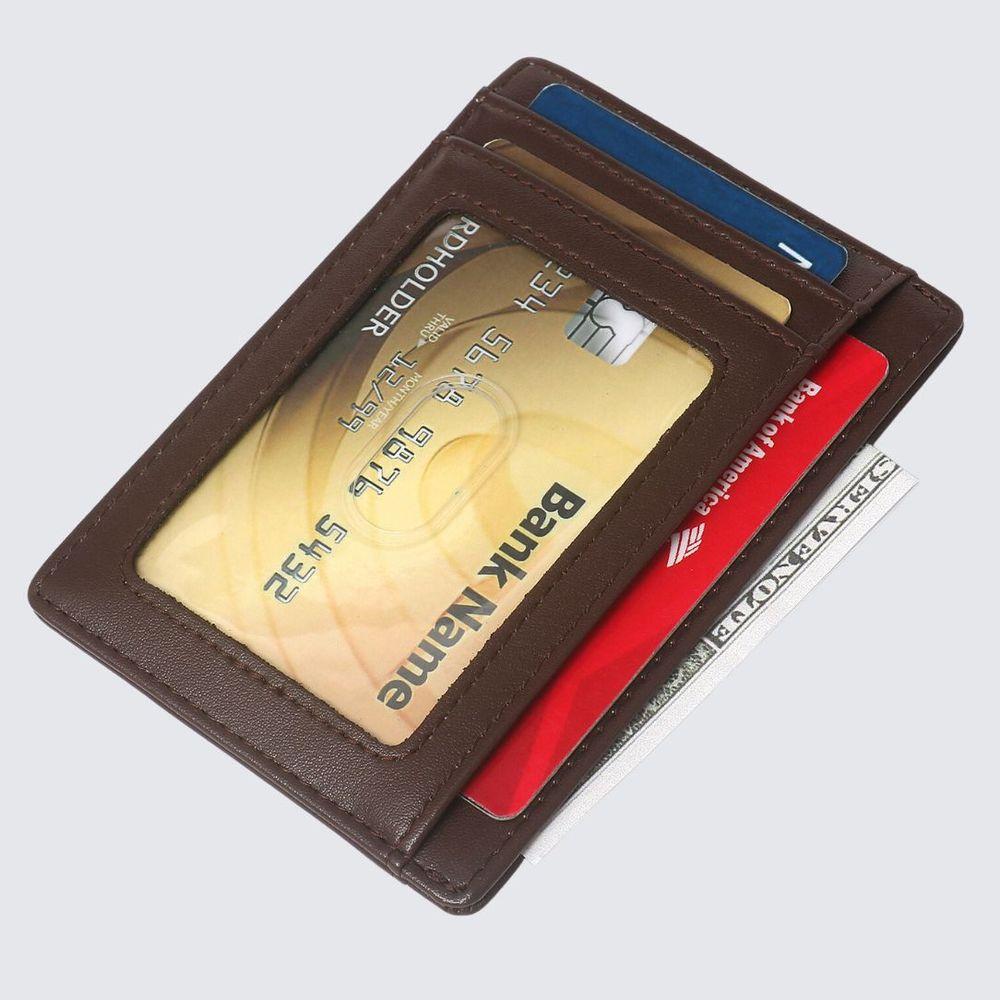 BRADDON Airtag Card Holder I Brown-1