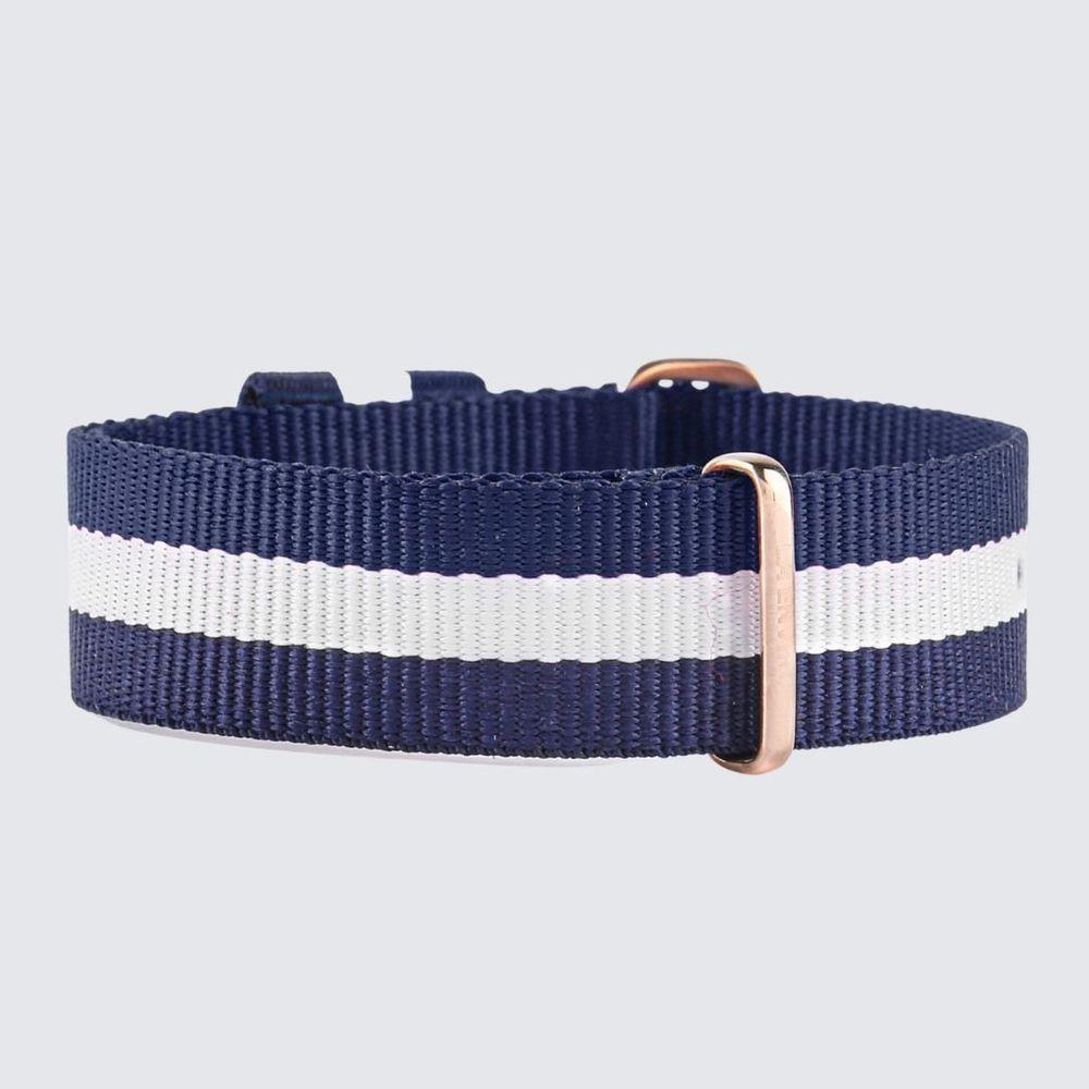 Nato Blue & White Strap | 20MM-0