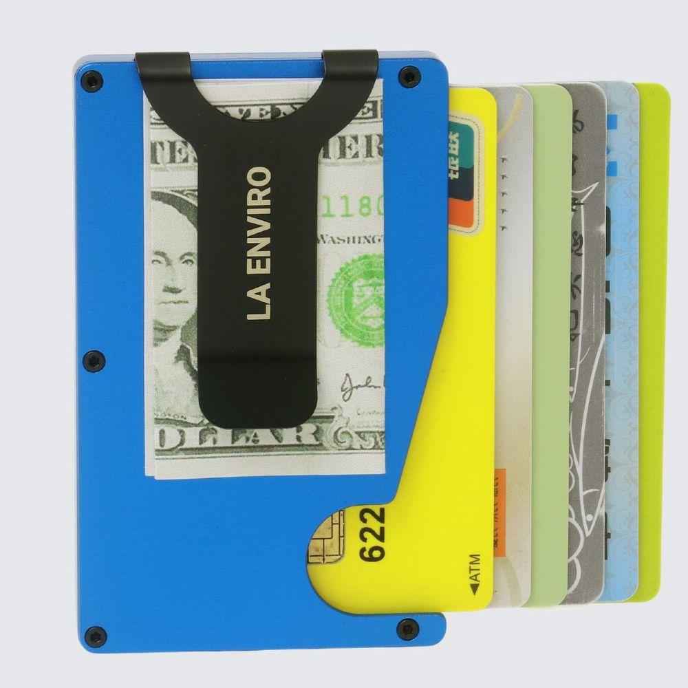 HUNTLY AirTag Wallet I Blue-1