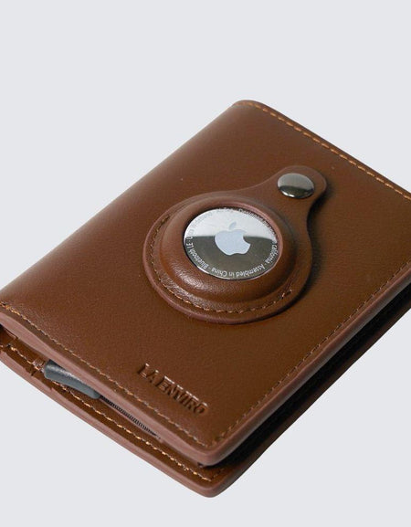 FITZROY AirTag Wallet - Brown-0
