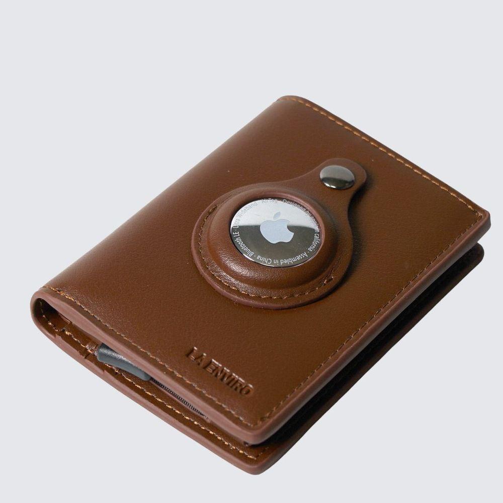 FITZROY AirTag Wallet - Brown-0