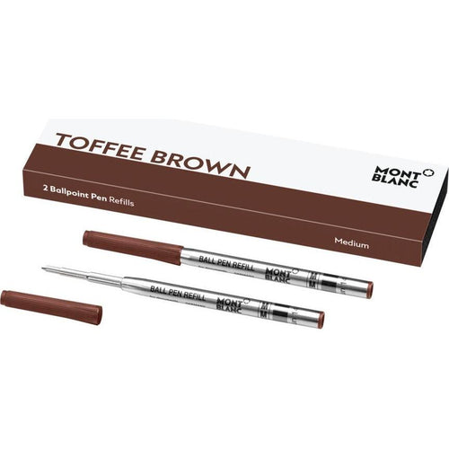 Load image into Gallery viewer, MONTBLANC  FASHION ACCESSORIES Mod. BALLPOINT PEN REFILLS - Medium - TOFFEE BROWN-0
