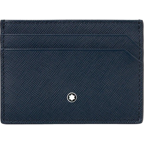 Load image into Gallery viewer, Montblanc Sartorial Grey Luxury 128597 Men&#39;s Saffiano Leather Card Holder
