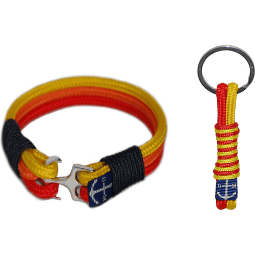 Load image into Gallery viewer, Rainbow Nautical Bracelet and Keychain-0
