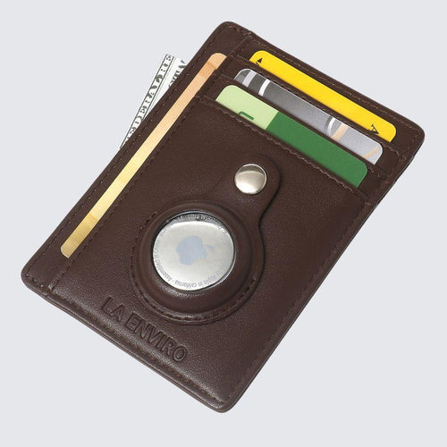 Load image into Gallery viewer, BRADDON Airtag Card Holder I Brown-0
