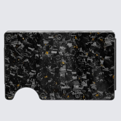 Load image into Gallery viewer, LORNE Forged Carbon Wallet I Gloss Gold-2
