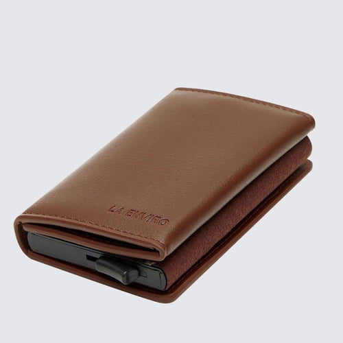 Load image into Gallery viewer, LEURA 2.0 Unisex  Wallet I Brown-0
