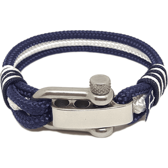Adjustable Shackle Nautical Bracelet-0
