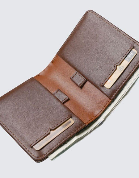 FREO Airtag Wallet - Brown-1
